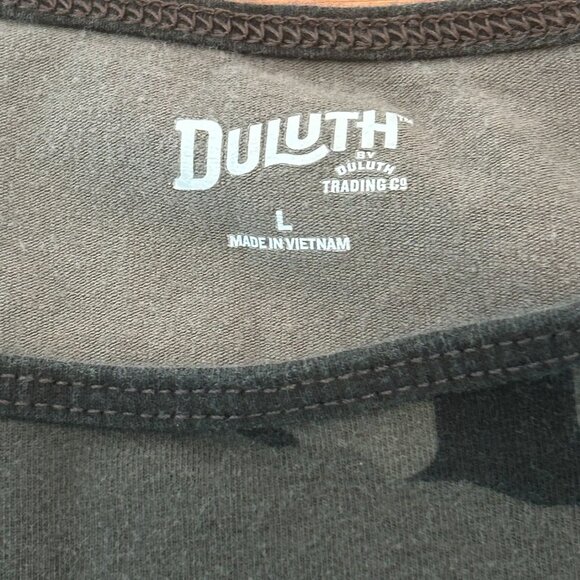 NWOT Duluth Trading Co No Yank Tank Top Gun Metal Camo Size Large NEVER WORN - Picture 3 of 8